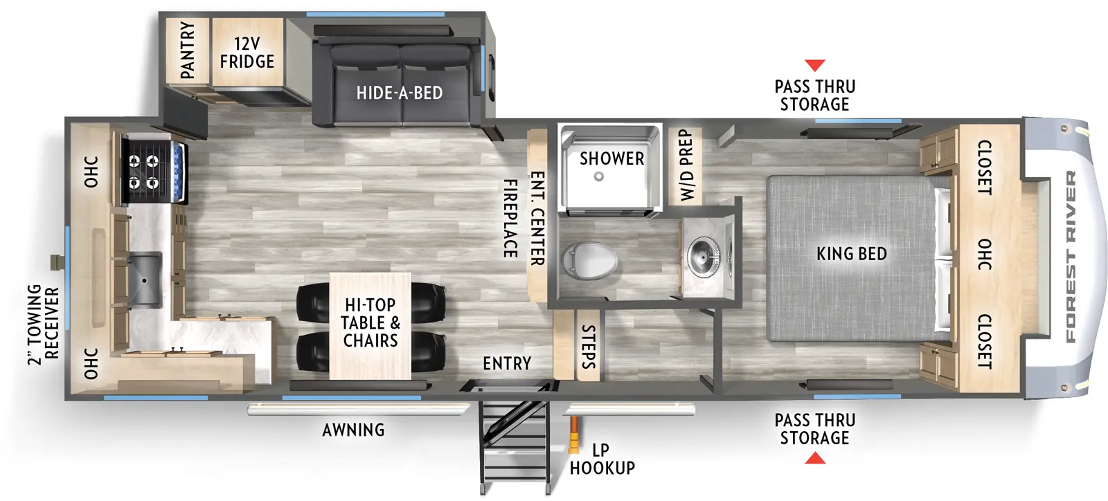 Cardinal 23RK - DSO Floorplan